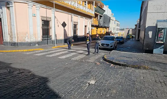 Acuchillan a dos jóvenes en pleno centro histórico de Arequipa