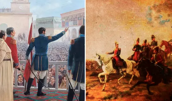 Si la independencia se proclamó el 28 de julio de 1821, ¿por qué los enfrentamientos no pararon hasta 1824?