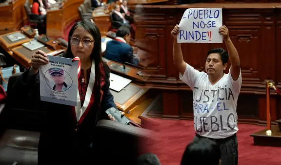 Congresistas de izquierda protestan e interrumpen discurso de Dina Boluarte al escuchar que minimizó a víctimas de protestas