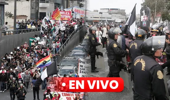Paro de transportistas EN VIVO: manifestantes de diversos gremios protestan en centro de Lima durante Mensaje a la nación