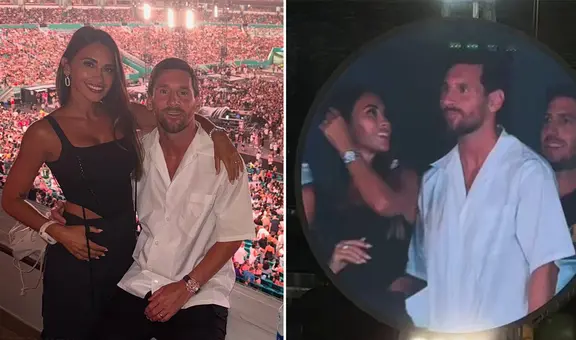Lionel Messi y Antonela Roccuzzo se roban el show en la 'kiss cam' durante el concierto de Coldplay: ¿cómo reaccionaron?