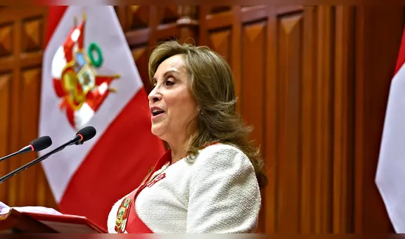 Dina Boluarte termina su mensaje a la nación saltándose unas 15 páginas del discurso