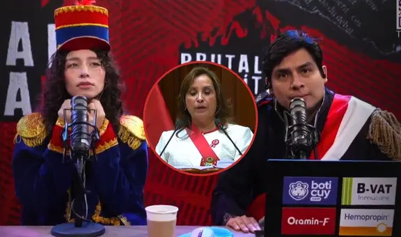 Curwen se pone a jugar tutti frutti con Carlita en medio del discurso de Dina Boluarte: "No nos interesa lo que tenga que decir"