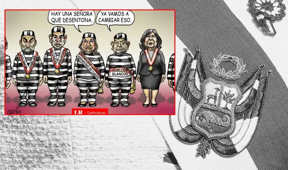 El desfile de los investigados: Carlincatura ironiza los procesos judiciales de las autoridades en el Perú