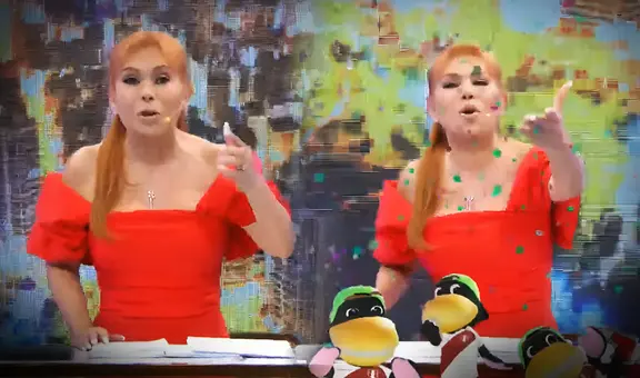 Magaly Medina se molesta por error durante su emisión por Fiestas Patrias: "Como estamos de mal"