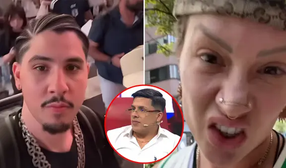Novio de Leslie Shaw lanza contundente frase luego de que Chechito la expusiera en 'EVDLV': "La cara yo te exploto"