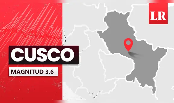 Temblor de magnitud 3,6 se sintió en Cusco hoy, según IGP