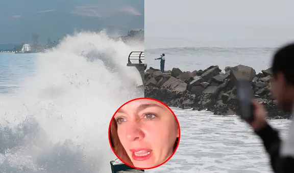 Yiddá Eslava molesta contra personas que van a la playa pese a alerta de tsunami en Perú: "¡No se metan al mar!"