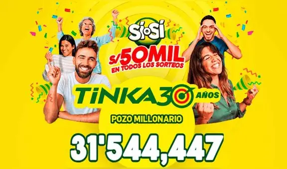 La Tinka: resultados y números ganadores del sorteo del miércoles 30 de julio de 2025
