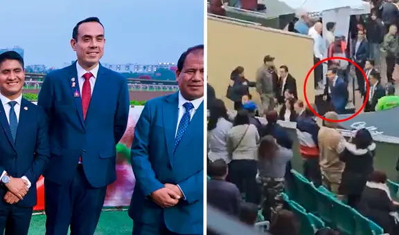 Pifian y abuchean a José Jerí en hipódromo de Monterrico: buscó baño de popularidad, pero terminó por retirarse