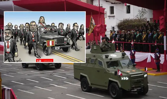 Desfile de aliados de Dina Boluarte: Carlincatura muestra quiénes continúan defendiendo a la presidenta