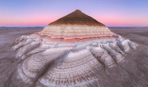 La impresionante formación geológica que estuvo sumergida bajo un antiguo océano y hoy emerge como una atracción turística