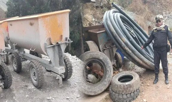 Pataz: operativo contra minería ilegal destruye maquinaria valorada en 3 millones de soles