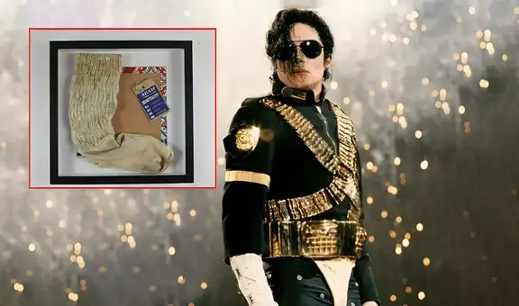 Bordada con cristales y vendida por más de US$7.000: así es la media que Michael Jackson usó en un concierto y se convirtió en objeto de culto