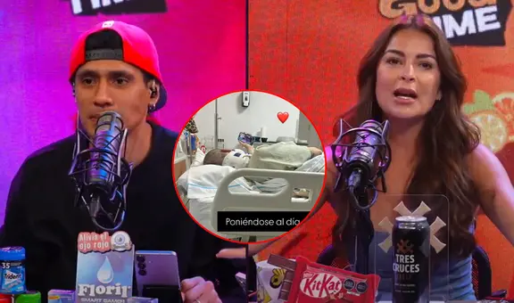 Esposa de Furrey comparte imagen del youtuber viendo 'Habla Good' y conductores de 'Good Time' manda su saludo: "Aquí está tu silla"