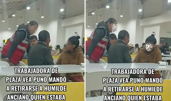 Adulto mayor y su hija con epilepsia son retirados de centro comercial y caso genera indignación en redes: "Estaban comiendo tranquilos"