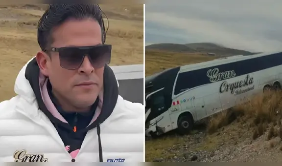 Christian Domínguez se pronuncia tras fuerte accidente del bus de Gran Orquesta Internacional: “Fue ocasionado por otra persona”