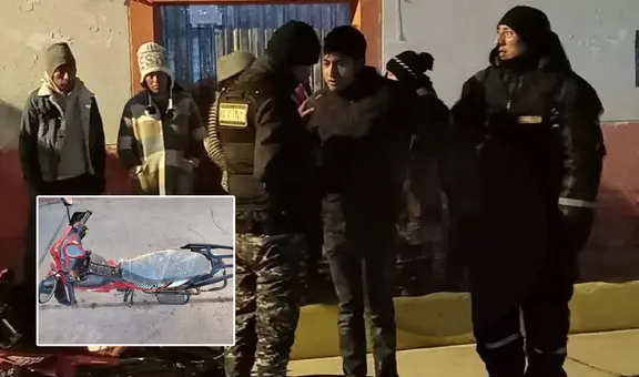 Puno: ronderos amarran a poste a presunto ladrón por robo de motocicleta