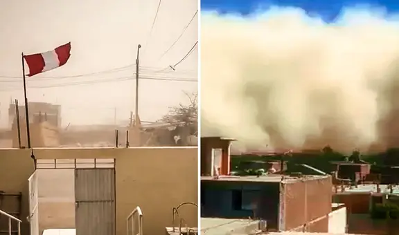 Impresionante levantamiento de polvo y arena en Arequipa, Tacna, Ica y otras regiones del Perú, alerta Senamhi