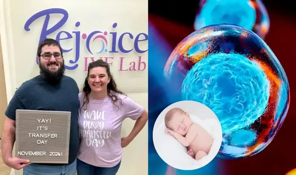 Nace bebé de embrión que fue congelado hace 31 años en EEUU y rompe récord mundial en el uso de la fecundación in vitro