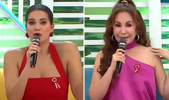 Valeria Piazza y Janet Barboza protagonizan tenso momento en pleno programa tras rumores de renuncia: “No seas metete”