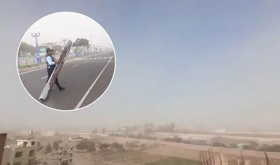 Tacna: ventarrón causó accidentes de tránsito, caída de árboles y corte de energía