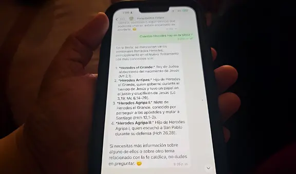 La Iglesia lanza “Felipe”, la primera inteligencia artificial católica que responde por WhatsApp