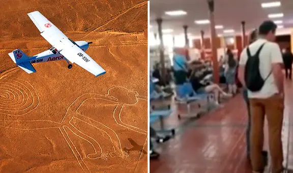 Suspenden sobrevuelos a las Líneas de Nazca tras fuertes vientos: pasajeros quedan varados