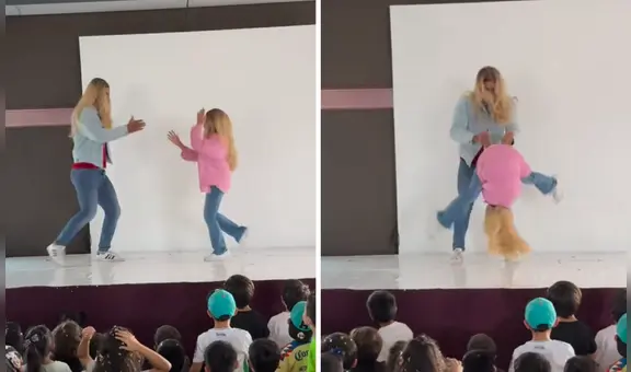 Padrastro baila con su hijastra canción de '¿Y dónde están las rubias?', tras ser rechazada por sus compañeras