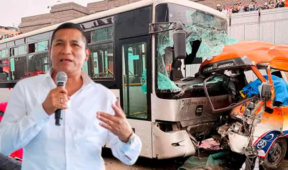Alcalde de Ancón culpa a ATU por no fiscalizar 'Anconero' que ocasionó tragedia en Alfonso Ugarte: "Descontrol total"