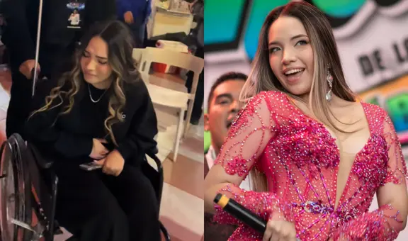 Alondra Huarac es retirada en silla de ruedas en plena grabación de su programa por problemas de salud