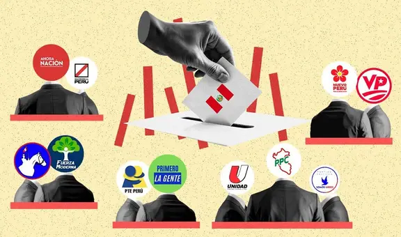 Las 5 alianzas electorales que participarán en las próximas Elecciones Generales 2026, según el JNE