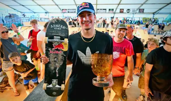 Skater peruano Ángelo Caro conquista Europa: ganó el Pro Tour 2025 y sueña con volver a los Juegos Olímpicos