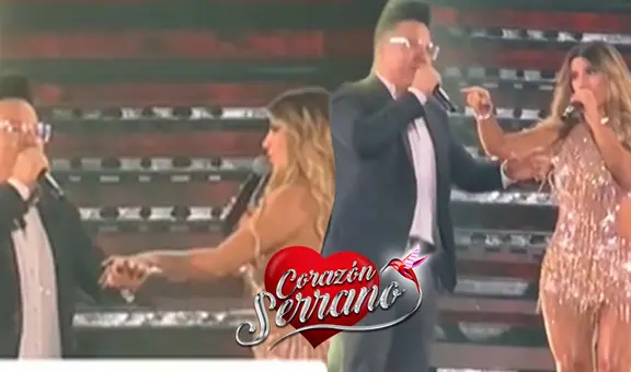 Yahaira Plasencia tuvo insólita reacción en pleno concierto de Corazón Serrano: animador del grupo no la dejó cantar 'El exmachito'