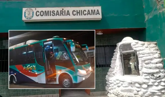 Cuatro hombres armados con chalecos de obreros asaltan bus en La Libertad