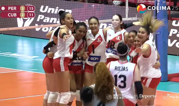Perú remontó y comenzó con pie derecho: derrotó 3-2 a Cuba en su debut por la Copa Panamericana de Vóley 2025