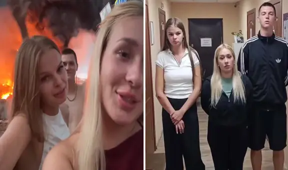 Detienen a 3 jóvenes por grabar video frente a un incendio industrial en Rusia: Gobierno las llamó 'imprudentes'