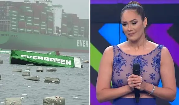 Karen Schwarz revela con tristeza que su mercadería podría haberse perdido en el mar del Callao: “Vi una foto del container”