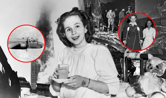 La mujer que sobrevivió a la caída en ascensor más larga de la historia en el Empire State de EE.UU.: avión B-25 se estrelló contra el edificio