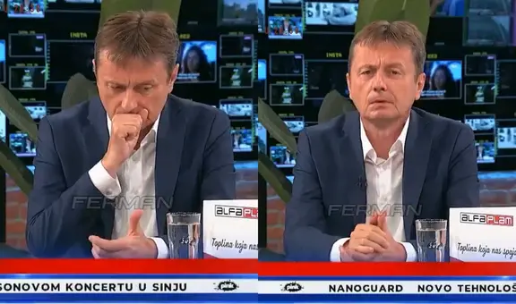 Ministro de Serbia sufre derrame cerebral en vivo durante una entrevista en televisión y fue internado de emergencia