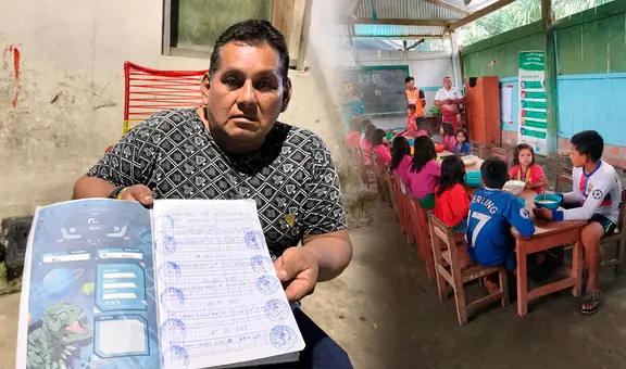 Ministerio de Educación anula contrato de profesor por mostrar pésimas condiciones de estudio de niños en comunidades amazónicas