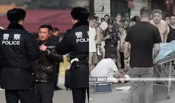 Hombre mató a 2 personas y dejó a 3 gravemente heridos en ataque con arma blanca en el centro de China
