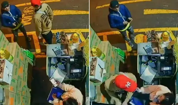 Violento asalto en el Mercado Mayorista de Fiori: delincuentes roban S/10,000 a comerciante tras encañonarla