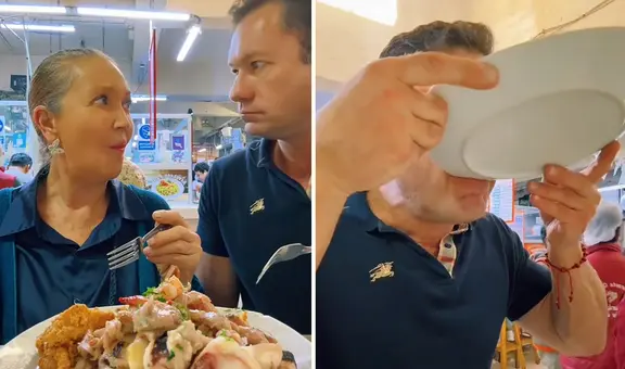 Actor peruano que triunfa en México regresa a Lima y queda fascinado al probar ceviche en un mercado: “¡Esto es otra cosa!”