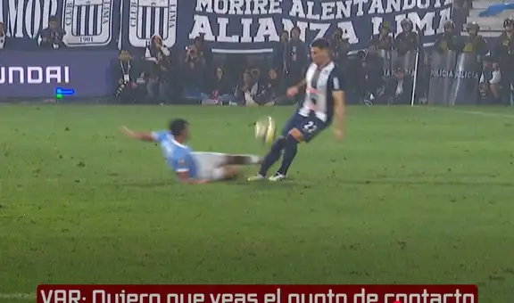 Conar publicó audios del VAR y explicaron expulsión a Maxloren Castro en el Alianza Lima vs Sporting Cristal: "Nunca juega el balón"