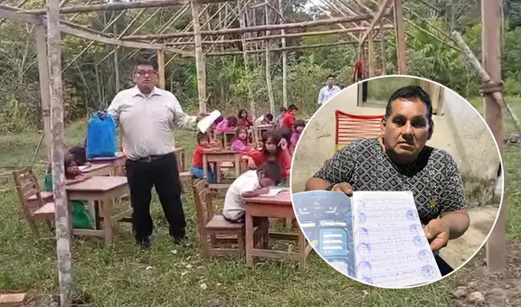 Fiscalía investiga amenazas contra profesor que denunció pésimas condiciones educativas en Loreto y fue sacado del puesto