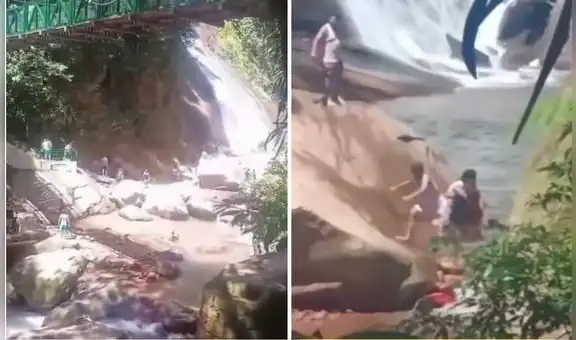 Tragedia en catarata Velo de Novia: caída de rocas deja niña y adulto mayor fallecidos y 17 heridos en Ucayali