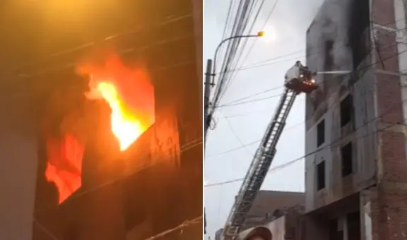 Incendio consume almacén en Barrios Altos: sería el segundo siniestro en cuatro meses