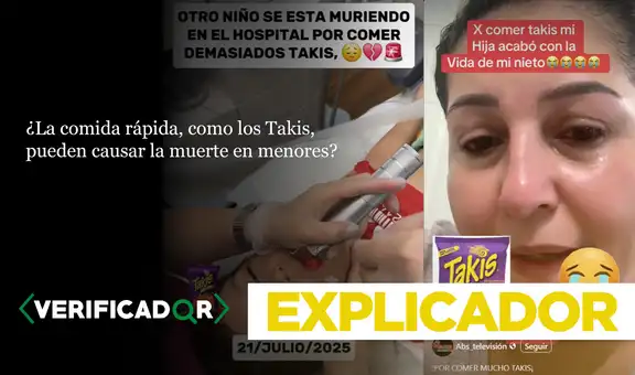 ¿La comida rápida, como los Takis, pueden causar la muerte en menores?