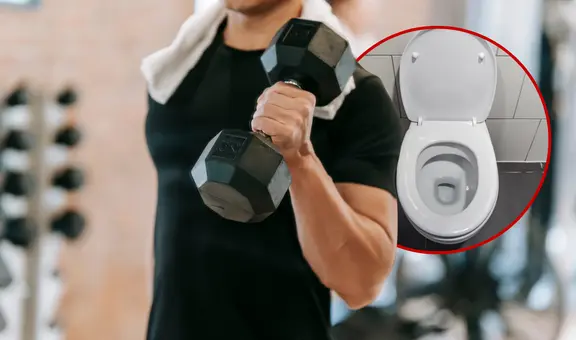 Las pesas del gimnasio contienen hasta 362 veces más bacterias que un asiento de inodoro, según estudio